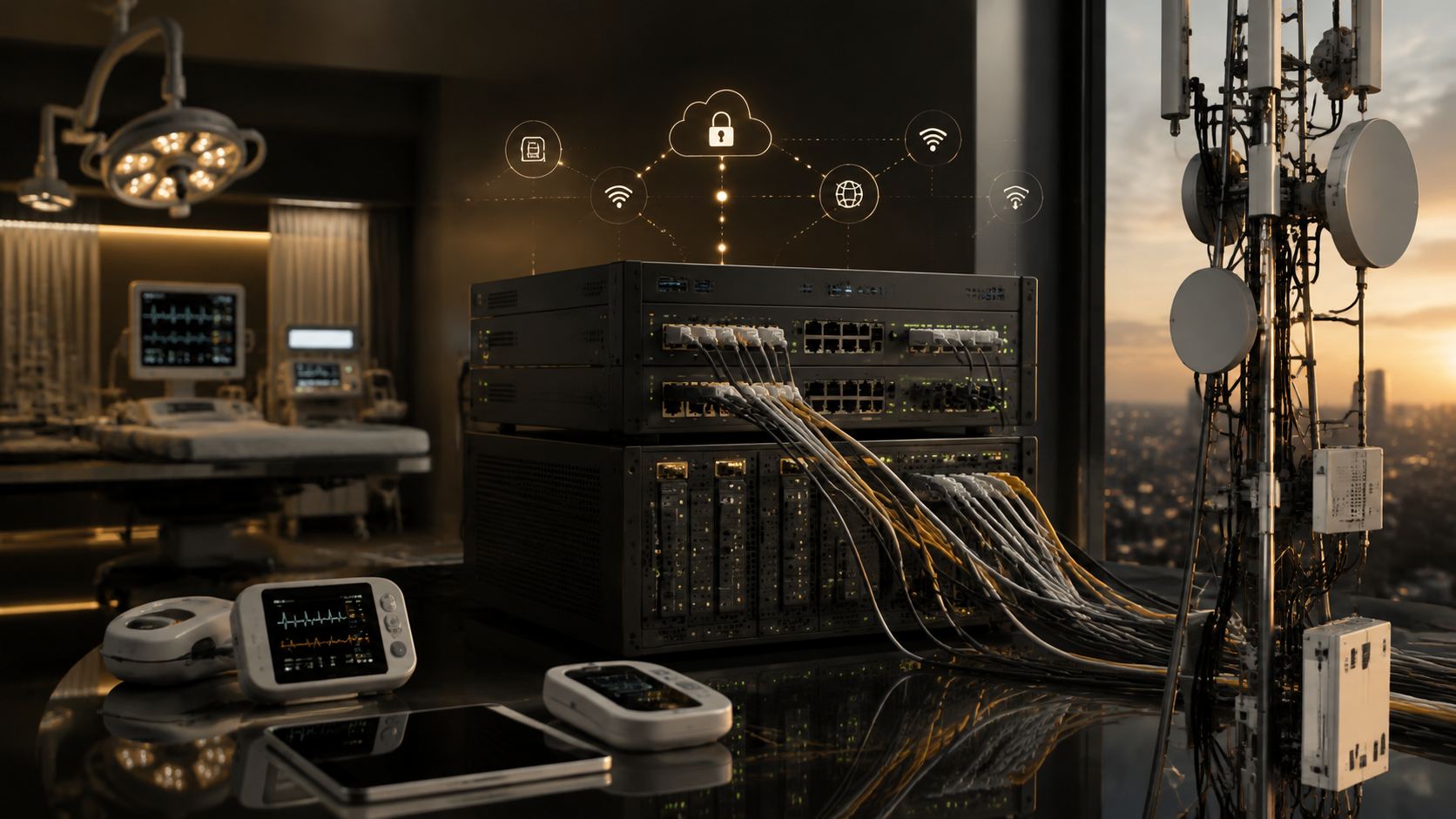 Healthcare and telecom technology environment